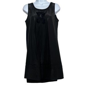 Givy Mini Cocktail Dress Womens Black Sleeveless Pullover Size S